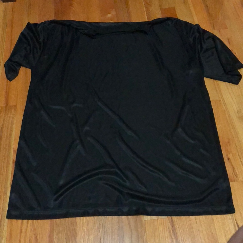 Black Mesh Shirt